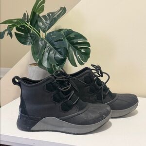 Sorel Black Ankle Boots